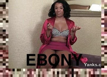 Ebony bbw from yanks sydnee capri's lipstick vibe