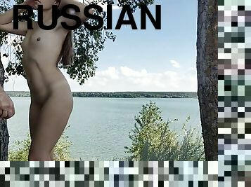 Juliana Kiss Russian Teen Kinky Outdoor Sex