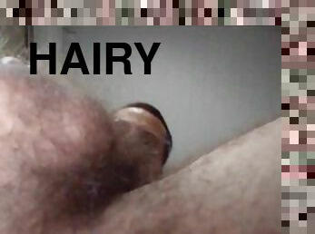 hairy bush balls bouncing \ close up ( bouncing balls