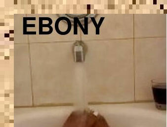 Ebony Candy Toes Water Rushing Feet