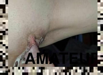 pussy, amatør, cumshot, milf, handjob, pov, cum, riding, cowgirl, våt