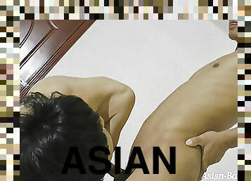 asiatisk, blowjob, stor-pikk, homofil, handjob, første-gang, søt, kineser, twink