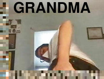 babcia, masturbacja, cipka, staruszka, mama, tyłeczek