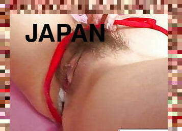 asiatisk, storatuttar, brudar, avsugning, hardcore, japansk, trekant, vagina, tuttar