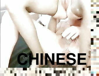 asiático, orgasmo, follando-fucking, china