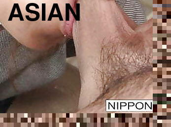 asiatisk, student, lærer, blowjob, hardcore, japansk, cum