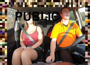 Real public teen sixtynines their teacher in the car
