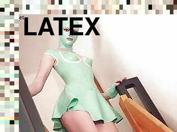 sadomasochismus, abisolieren, latex, herrin, neckend