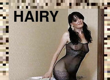 Hairy Housewife Evil Eva, Solo Tease 