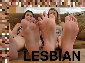 lesbo-lesbian, jalat, fetissi