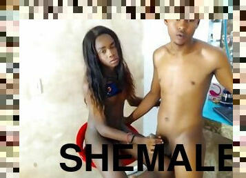 shemale, amatööri, ladyboy, verkkokamera