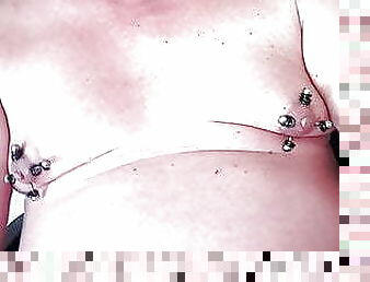 DGB BIZARRE NIPPLE PIERCING SISSY GAY PIERCED