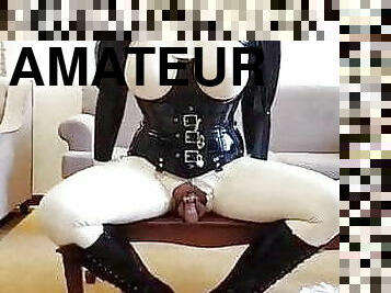 masturbieren, transsexueller, dilettant, anal-sex, immens-glied, schlampe, junge18, latex, allein