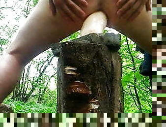 Outdoor dildo play