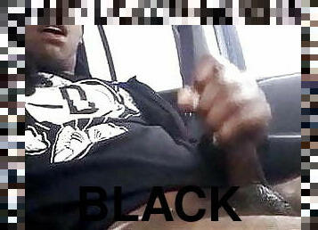Black guy jacking in car