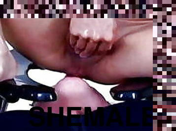 shemale, amatör, anal, par, ladyboy, smutsig, rövhål, saftig, sugande