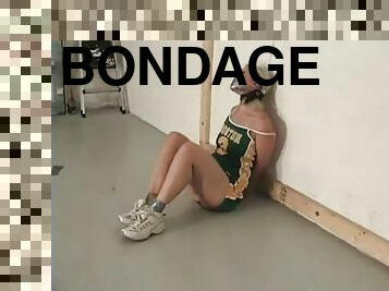 bdsm, blond, cheerleader, bondage