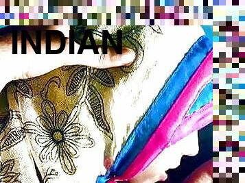 INDIAN MUSLIM HIJAB, colorful deepthroat desi face fuck