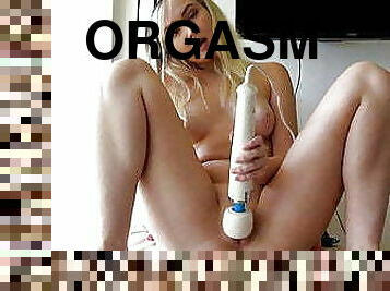 store-patter, onani, orgasme, fisse-pussy, fingering, blond, knepning-fucking, dildo, patter, lille