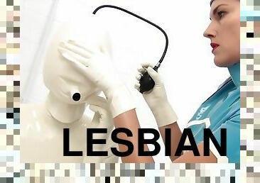 jururawat, amateur, lesbian, latex