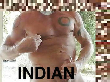 asien, papa, fett, masturbieren, alt, im-freien, anal-sex, immens-glied, homosexuell, indianer