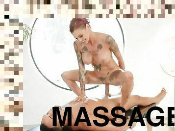 Failed massage therapist fucks emo MILF Anna Bell Peaks
