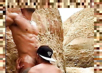 анальный-секс, огромный-член, геи, на-пляже, ебля, веб-камеры, мускулистые