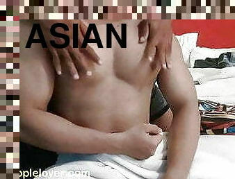 asiatiche, masturbarsi, capezzoli, gay, seghe, massaggi, sperma, muscolosi