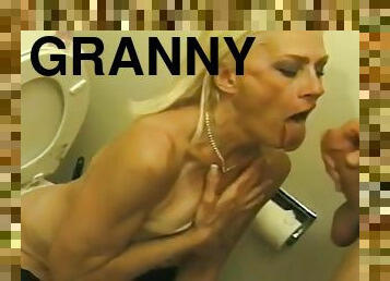 Granny takes a squirt