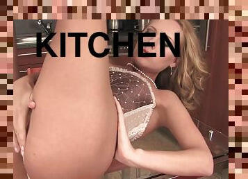 Zuzana Kitchen Dildo Fun - BabesCartel