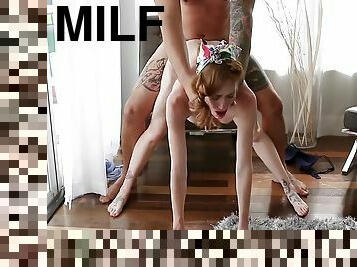 mamma-och-pojke, cumshot, gigantisk-kuk, milf, hardcore, porrstjärna, bdsm, knullande, fantasi, brunett