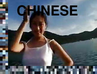 Chinese model fucks boyfriend on camera. (Early 2000s)