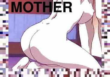 teta-grande, mãe-e-rapaz, tiro-ao-alvo, mãe, engolindo, dedos, ejaculação, hentai, mãe-mother, taboo