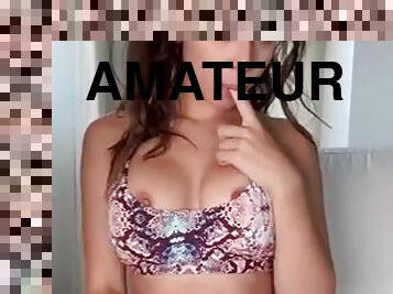 masturbação, amador, adolescente, webcam, sozinho, morena