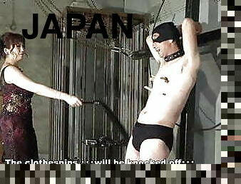 Japanese Dominatrix Mikako, Hard Whipping and Slapping