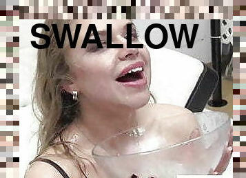 Jane and her Sexy Girlfriend Silvana Love to Swallow Cum