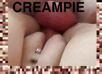 store-pupper, pussy, creampie, bbw, rødhåret, cum, knulling-fucking, svensk