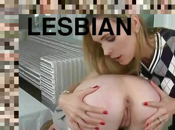 Lesbian anal play