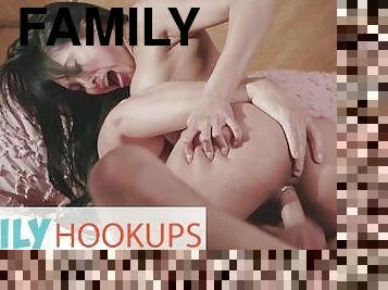 FAMILY HOOK UPS - It's Time For Wild Forbidden Sex With Ember Snow And Her Super Hot Stepson