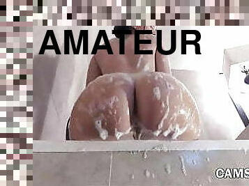 Beautiful Sexy Brunette Is Showering for You on Webcam