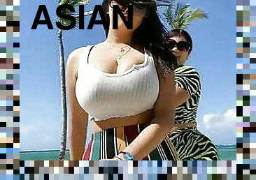 एशियाई, बिगतीत, बड़ा, लैटिना, बड़ी-खूबसूरत-औरत, गोरे, प्राकृतिक, अमेरिकन, स्तन, श्यामला