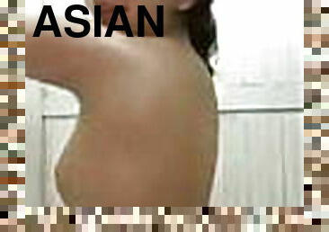 asiatisk, storatuttar, mogen, mamma, mor