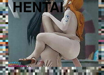 Futa Robin and Nami One Piece