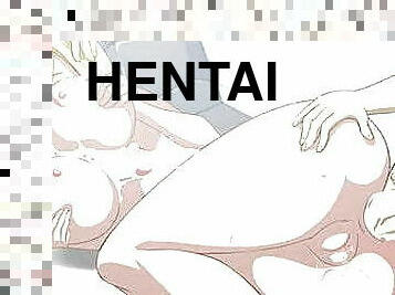 orgy, puwetan, grupong-seksual, apatan, hentai