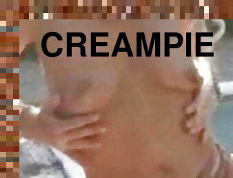 creampie, svelging, cum