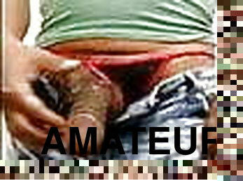 masturbation, shemale, amatör, mogen, mörkhyad, svart, sprut, underkläder, amerikansk, ensam