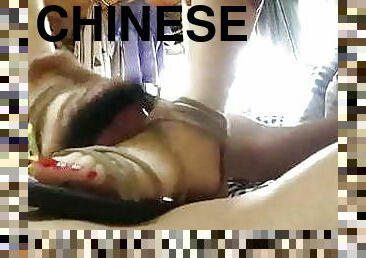 CHINESE FLIP FLOPS FOOTJOB AND SHOEJOB