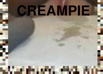 Creampie ficken mit meiner bbw sperma slkavin