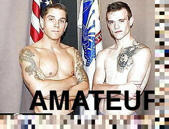 armée, cul, amateur, fellation, énorme-bite, gay, fellation-profonde, musclé, minet, militaire