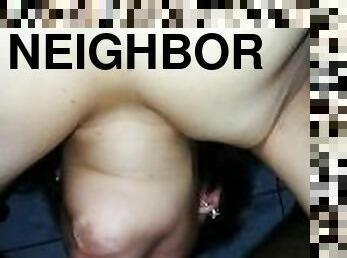 Giving a blow job to my neighbor